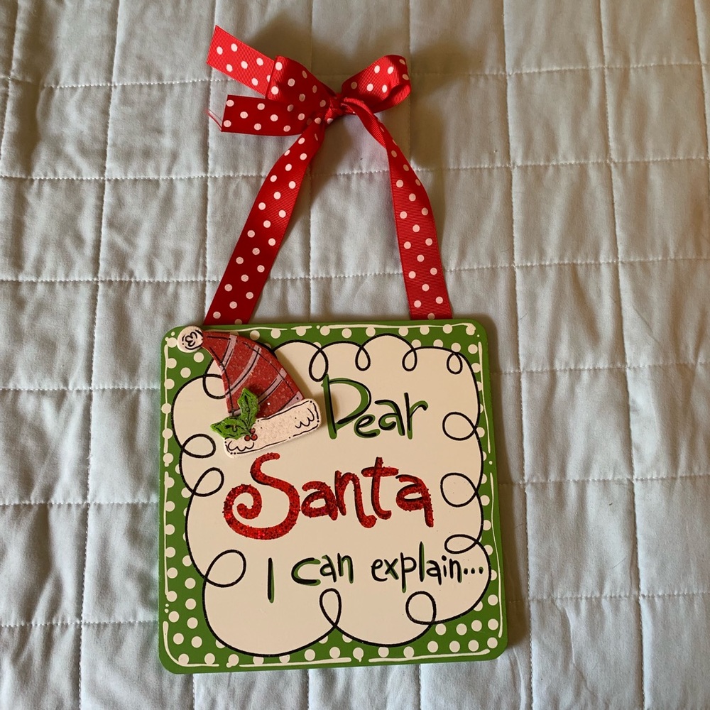 Christmas door hanger